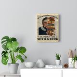 CREATORY Never Underestimate The Power of Girl With A Book -- Canvas 8x10 -- 4 -- printify