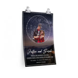 Star map -- Justice and Sarah December 31, 2019 -- 12x18 -- Printify