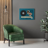 Cassettes-Tape Prints -- Canvas  18"X24" -- Erica & Rich