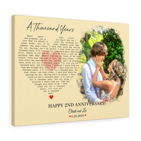 Christi and Lee - Printify Canvas 24x18 - Thousand Years