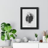 Lyrics -- Christine & Brian 06/11/2021 -- Black framed 11"x14" -- Printify