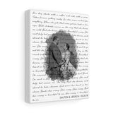 Lyrics -- Dalton & Jessica 10.20.18 -- Canvas 8x10 -- Printify