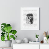 Music Lyrics Song -- White framed 11"x14" -- Kyle & Mikayla