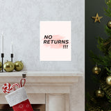 Printify Poster 11x14 - No Return - Custom Your Own
