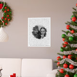 Lyrics -- Bill & Liam Glenn, father and son - Genesis 22 -- 16x20 -- Printify