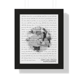 Lyrics -- Harry & Niki 09-18-2021 -- Black framed 11x14 -- Printify