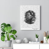 Lyrics -- Forever in my Heart  Love, Mom -- Canvas 11x14 -- Printify