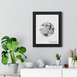 Lyrics -- Harry & Niki 09-18-2021 -- Black framed 11x14 -- Printify