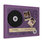 Cassette -- Amber & Michael 12.25.21 -- Canvas 18x24 -- Printify
