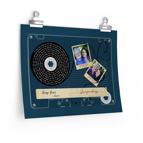 Cassette -- John & Cheryl 04.10.2009 -- 11x14 -- Printify