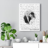 Lyrics Song -- Canvas  12"X16" -- John & Jennifer Gaydosh