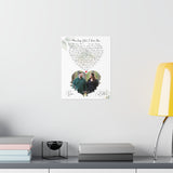 Poster 11x14 Printify - Dan & Kellie 10-15-22 - How long will I love you