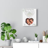 Lyrics -- Tom & Jackie 10/14/196 -- Canvas 8x10 -- Printify