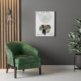 Lyrics -- Michael and Tara 05/11/2018 -- Canvas 18x24 -- Printify