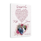 Music Lyrics Song -- Canvas 18"X24" -- Kyle & Shannon