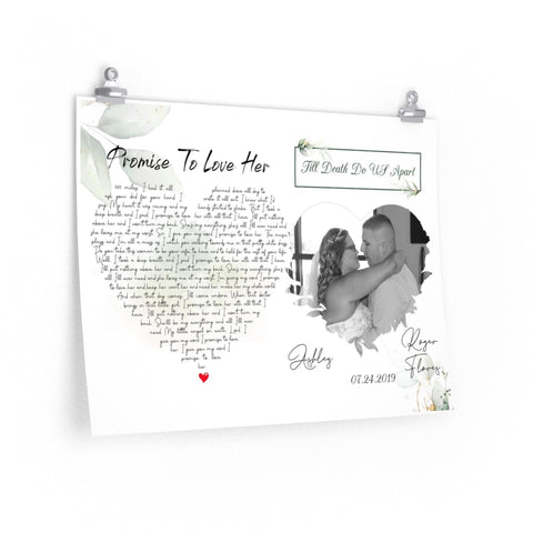 Printify Poster 24x18 - Ashley And Roger Flores - 07-24-2019