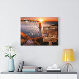 Street sign -- BRUCE RICKI BRADYN FREYA -- Canvas 18x24 -- Printify