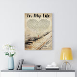In My Life -- 23 -- Canvas 18x24 -- Printify