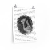Lyrics Song -- Poster/ 16''x20'' -- Keith and Mahala