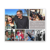 Photos Collages Prints -- Canvas 8"x10" -- To live in hearts