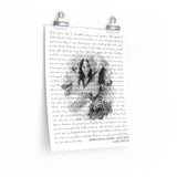 Lyrics -- Sebastian & Jenna 05-01-2021 -- 11x14 -- Printify