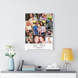 Dad Family Love -- Canvas 18"X24" -- Girl Dad