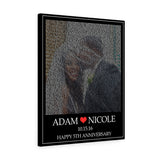Lyrics -- Adam & Nicole 10.15.16 -- Canvas 24x30 -- Printify