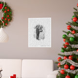 Lyrics -- Lauren & Matt 07.16.21 -- 16x20 -- Printify