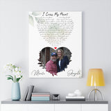 Lyrics -- Monte & Angela -- Canvas 24x30 -- Printify