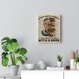 CREATORY Never Underestimate The Power Of A Girl -- Canvas 8"x10" -- 1-- printify