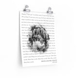 Lyrics Song -- poster/ 11''x14'' -- Miles & Rachel Points