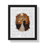 Lyrics -- Scott & Stacey 01.09.2021 -- Black 16x20 -- Printify