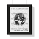 Lyrics Song -- Black framed poster/ 11"x14" -- The Ortegas