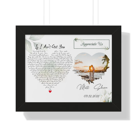 Framed 14x11 Printify - Matt & Shawn - Appreciate Us