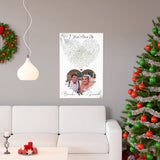Lyrics Song -- Poster 20"x30" -- Brandon & Samantha