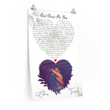 Lyrics -- Chris & Trinity 06.11.22 -- poster 20"x30" -- Printify