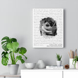 Lyrics -- Eladio & Juana 12/20/2019 -- Canvas 11x14 -- Printify