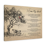 I Cross My Heart -- Style 3 new -- Canvas 24x18 -- Printify