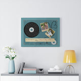 Cassettes-Tape Prints -- Canvas  18"X24" -- Christopher & Stephanie