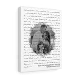 Lyrics -- Ricky and McKenna Brown -- Canvas 11x14 -- Printify