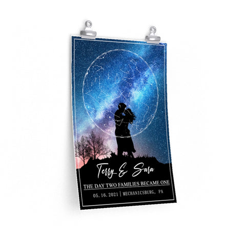 Star map -- Terry & Sara 05.16.2021 -- 12x18 -- Printify