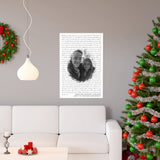Lyrics -- James and Jennifer 12/06/2008 -- 20x30 -- Printify