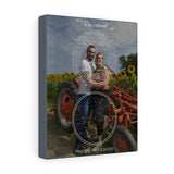 Lyrics -- Jonathan & Savanna -- Canvas 8x10 -- Printify