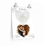 Lyrics -- Mark & Victoria 06.11.21 -- 11x14 -- Printify