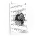 Lyrics -- Richard & Ashrele Landin 02.28.2022 -- 20x30 -- Printify -- New