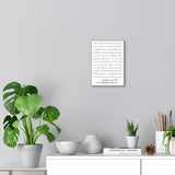 Print poster -- When we first met I knew it was fate -- Canvas 5x7 -- Printify