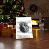 Lyrics -- Derrick & Ashley 06.26.2021 -- Canvas 18x24 -- Printify