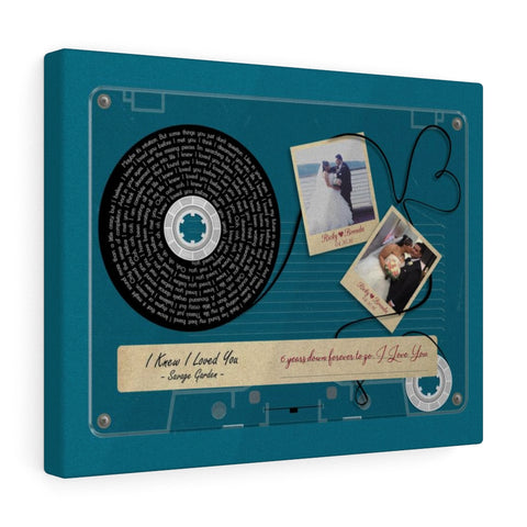 Cassette -- Ricky & Brenda 04.30.16 -- Canvas 11x14 -- Printify