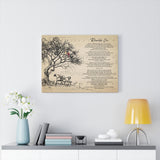 Lyrics -- Ramble On (Led Zeppelin) -- Canvas 18x24 -- Printify