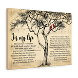 in My Life -- Canvas 18"X24" -- 33